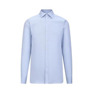 隆庆祥高端定制衬衫纯棉高纱织男士商务职场上班免烫衬衫