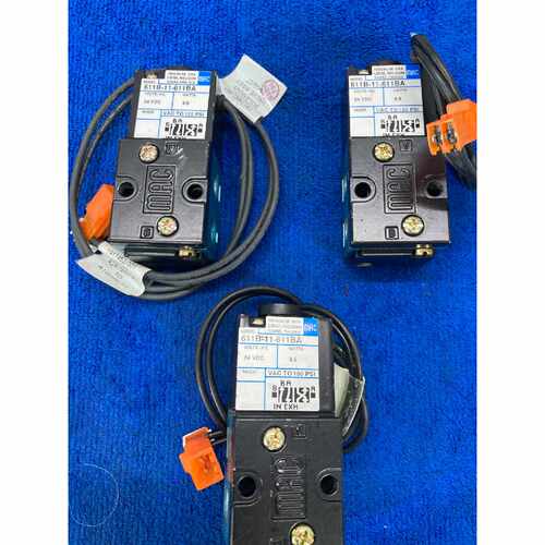 〔议价-可维修〕全新未使用MAC 611B-11-611BA四通电磁阀