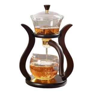 功夫茶具套装2025新款家用轻奢高档磁吸懒人泡茶神器玻璃泡茶壶
