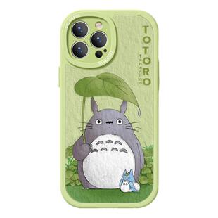 适用苹果17手机壳女款iphone16pro保护套14mini全包13防摔12/11/xs软外壳7plus硅胶8磨砂15油画se龙猫max绿色