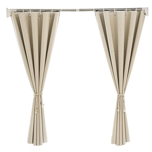 免打孔安装伸缩杆一整套小窗帘全遮光简易遮阳布2024新款防晒隔热