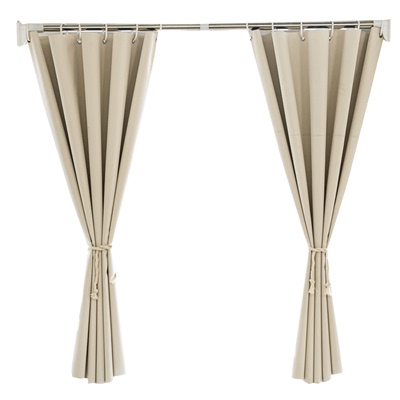 免打孔安装伸缩杆一整套小窗帘全遮光简易遮阳布2024新款防晒隔热