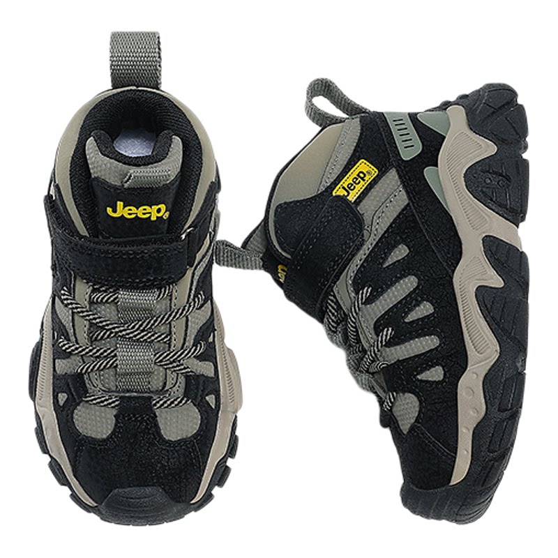 jeep儿童鞋子秋冬加绒保暖二棉鞋