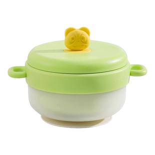 316不锈钢婴幼儿宝宝辅食碗儿童用幼吃饭餐具注水恒温带盖保温碗