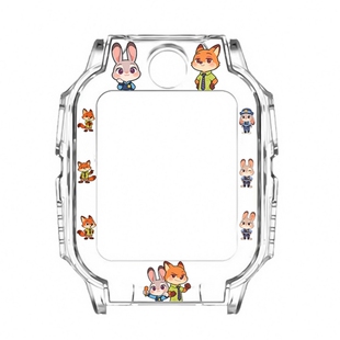 适用小天才z6pro挂绳疯狂动物城z8a/z7s挂脖套z9保护壳z11儿童电话手表q3/d5挂脖子z10表带q2a少年版z6s配件