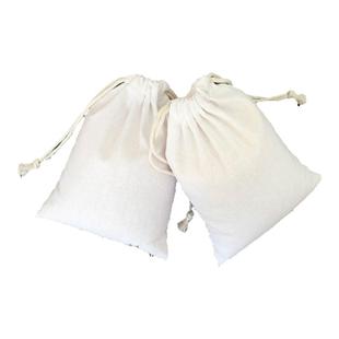 植物敲拓染专用小布袋香囊袋diy空白帆布包拓印抽绳束口袋 砸拓染