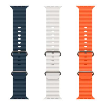 透气海洋硅胶ultras9s9表带适用