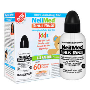 NeilMed儿童鼻腔冲洗器洗鼻盐水