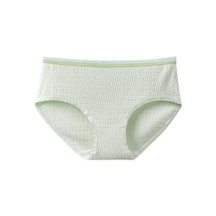 菇娘家大码新疆棉A类‘泡泡棉’纯棉抗菌加长裆婴儿棉女内裤无痕