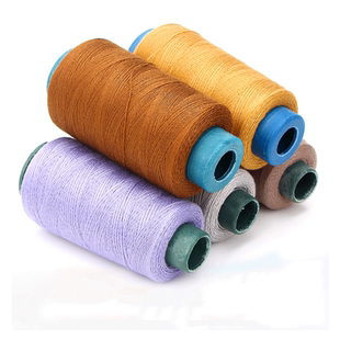 牛仔裤线3股粗线手缝衣被帆布家用203专用缝纫机线卷宝塔涤纶线卷