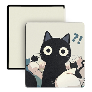 适用于Kindle Scribe保护套10.2英寸2024款2022款硬壳可笔槽收纳C4A6T4可翻盖智能唤醒休眠可爱手绘插画