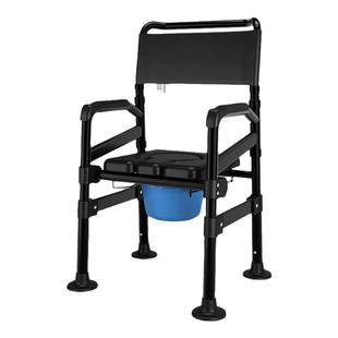 老人坐便椅移动马桶残疾养老院坐便器孕妇厕所座便椅结实可折叠椅