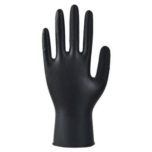 黑色丁腈手套加厚一次性手套食品级高弹维修机修手套防油防水耐用