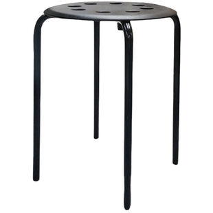 ikea宜家 玛留斯 凳子家用加厚塑料圆凳可叠放餐椅凳简约餐厅吃饭