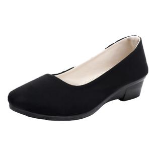 老北京布鞋女新款旗舰店官方正品2026夏软底不累脚黑色上班工作鞋