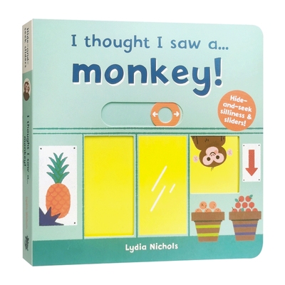英文原版 I thought I saw a... Monkey! 我好像看到了一只猴子 躲猫猫游戏互动操作纸板书 进口原版英文书籍