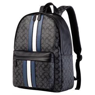 Cnoles Katbee潮牌双肩包男潮流男士背包商务休闲皮质格子电脑包