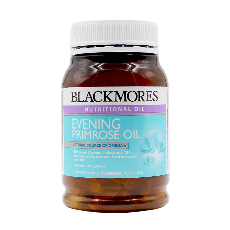 澳洲直邮 Blackmores月见草油胶囊 190粒 保护卵巢 内分必系统