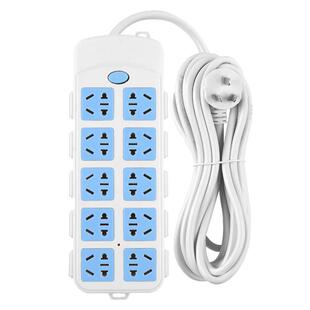 新国标多插位家用带线排插多孔多功能插座面板宿舍延长线电源插排