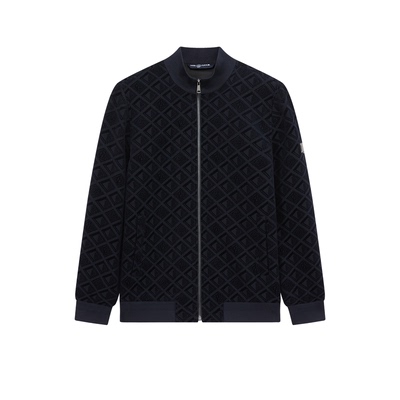 德鲨秋冬新款休闲立领夹克男外套