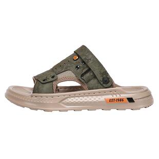 凉鞋男夏季外穿防滑防臭运动软底不累脚开车专用沙滩两用越南拖鞋