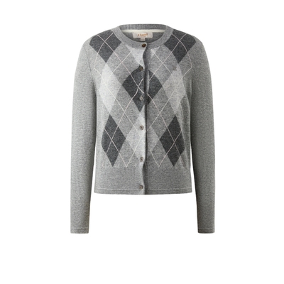 ELAND含绵羊毛毛针织衫菱格