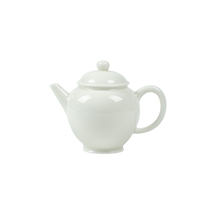 观岚复古杏白釉茶壶中式家用陶瓷过滤泡茶壶功夫茶具小品壶单壶