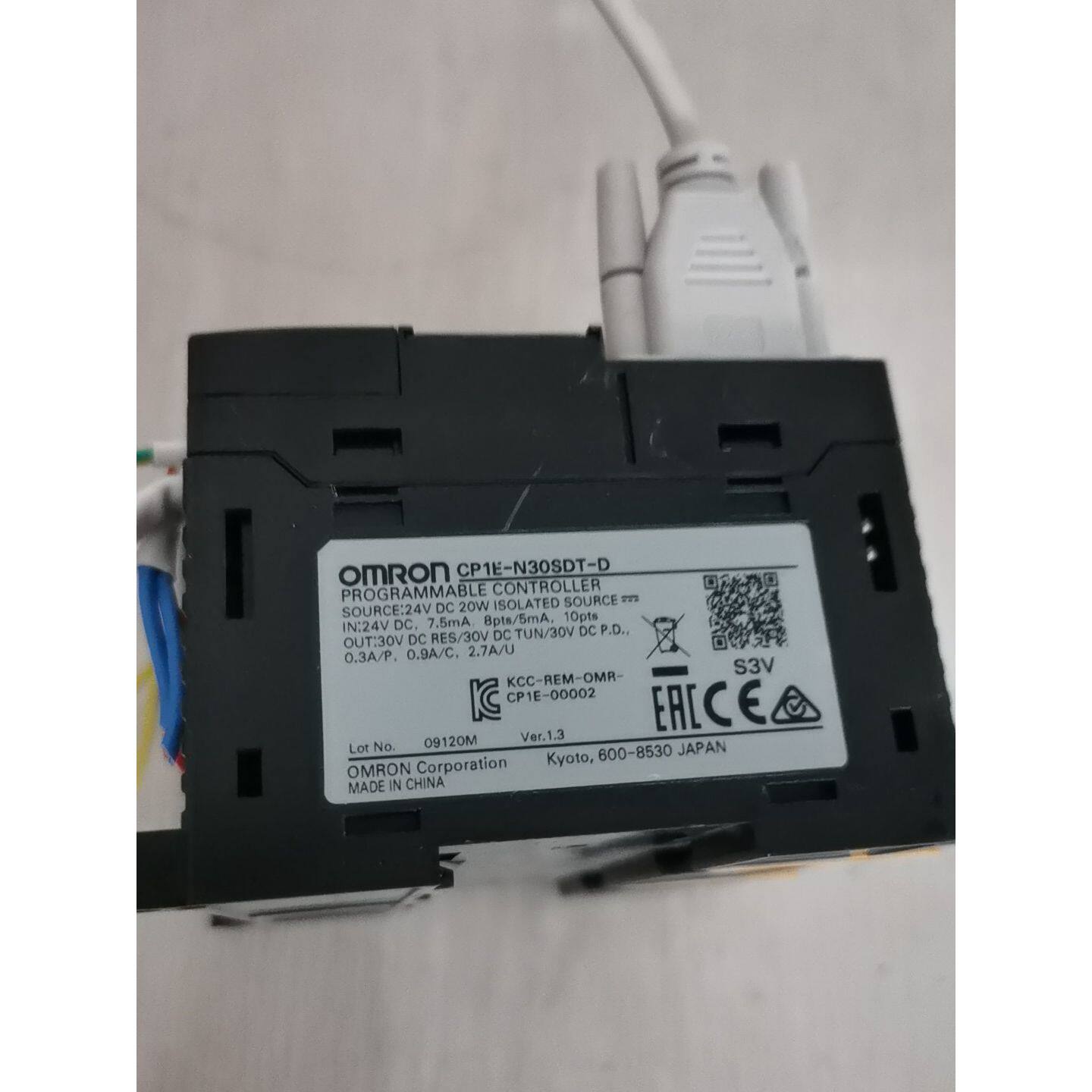 议价拆机欧姆龙plc,CP1E-N30SDT-D,1.3版本,成