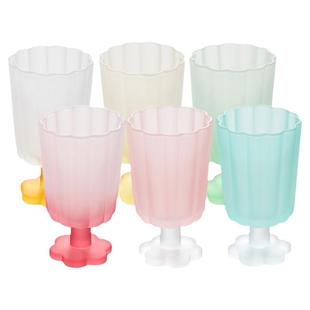 JOJO'S L. PD.xpert.矮脚鸡尾酒杯中古彩色高颜值冰激凌杯 | 水霜