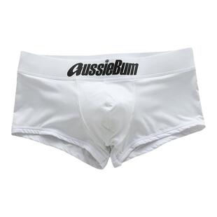 AUSSIEBUM男士平角内裤光滑冰丝青年学生运动四角速干1号彩虹