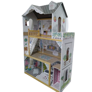 木制过家家房子公主城堡儿童玩具小屋过家家大型别墅女礼物