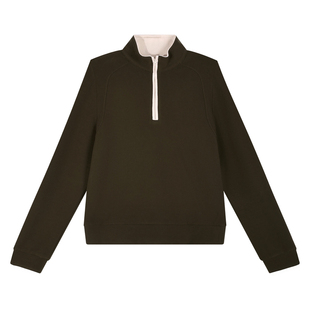 秋冬季半拉链卫衣女款2025新款爆款加绒加厚上衣时尚洋气短款外套