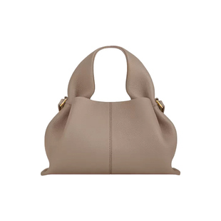 [明星同款]Polene波灵恩Number Nine Mini荔枝纹牛皮云朵包斜挎包