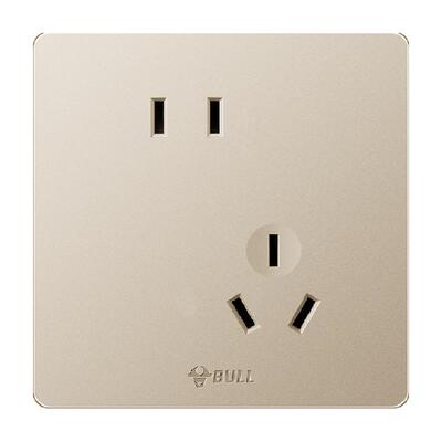 公牛86型五孔插座安全保护