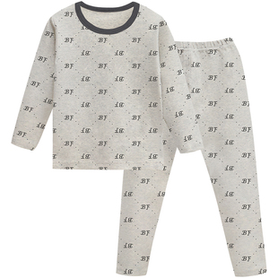 小青龙儿童内衣套装纯棉莱卡舒绒保暖套装男童女童春秋季中大童冬