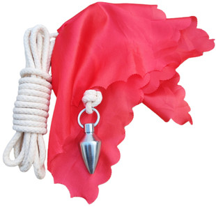 不锈钢流星锤一体实心锤布鲁头破碎锤表演锤训练锤软兵器武术器械