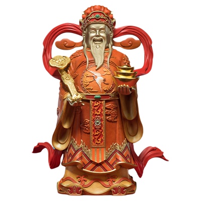 铜师傅《财神》铜摆件