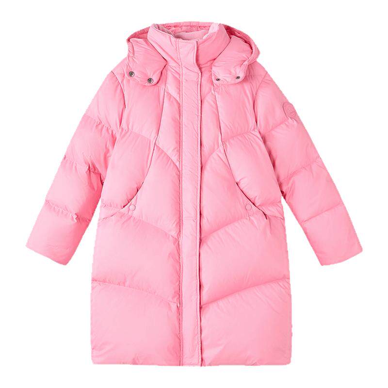 笛莎官方童装女童羽绒服冬季新款大童女孩儿童洋气中长款三防外套