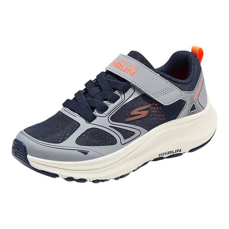 Skechers斯凯奇男童魔术贴网面休闲鞋轻质减震运动跑步鞋405365L