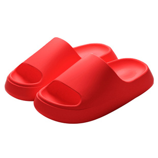 踩屎感eva大红色本命年结婚凉拖鞋女夏季陪嫁家居情侣一对喜庆男