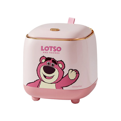 草莓熊桌面垃圾桶高颜值可爱少女卧室台面儿童桌上家用小号垃圾桶