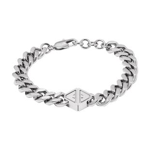 【新年礼物】EMPORIO ARMANI/阿玛尼秋冬男士扭链潮流素色手链