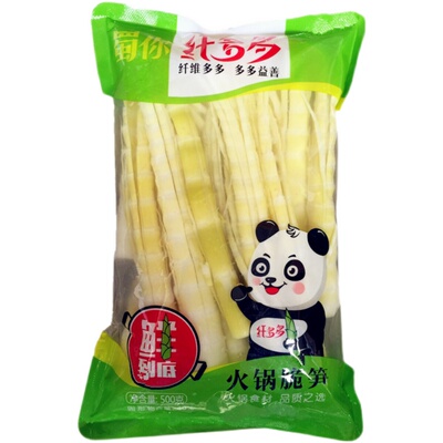 四川特产多多火锅脆笋500g20袋