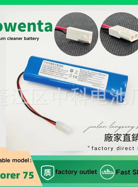 适用于RowentaX-plorer75RR8595WH扫地机原装14.通用电池配件