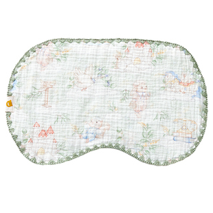 贝肽斯新生儿云片枕头婴儿纯棉纱透气吸汗宝宝0到6个月防吐奶枕巾