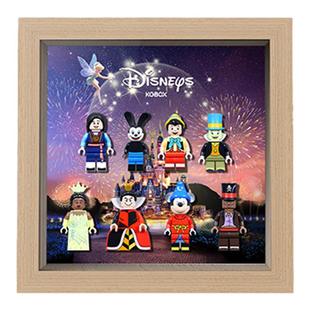 KGBOX乐高抽抽乐迪士尼43244 43222人仔相框小人公仔收纳展示盒