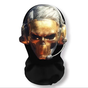 三角洲行动头套威龙蚀金玫瑰面具游戏周边塞伊德网纱恶搞cs面罩