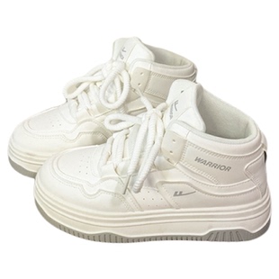 回力高帮小黑鞋女2025秋季新款休闲黑色板鞋ins潮酷百搭爆款女鞋