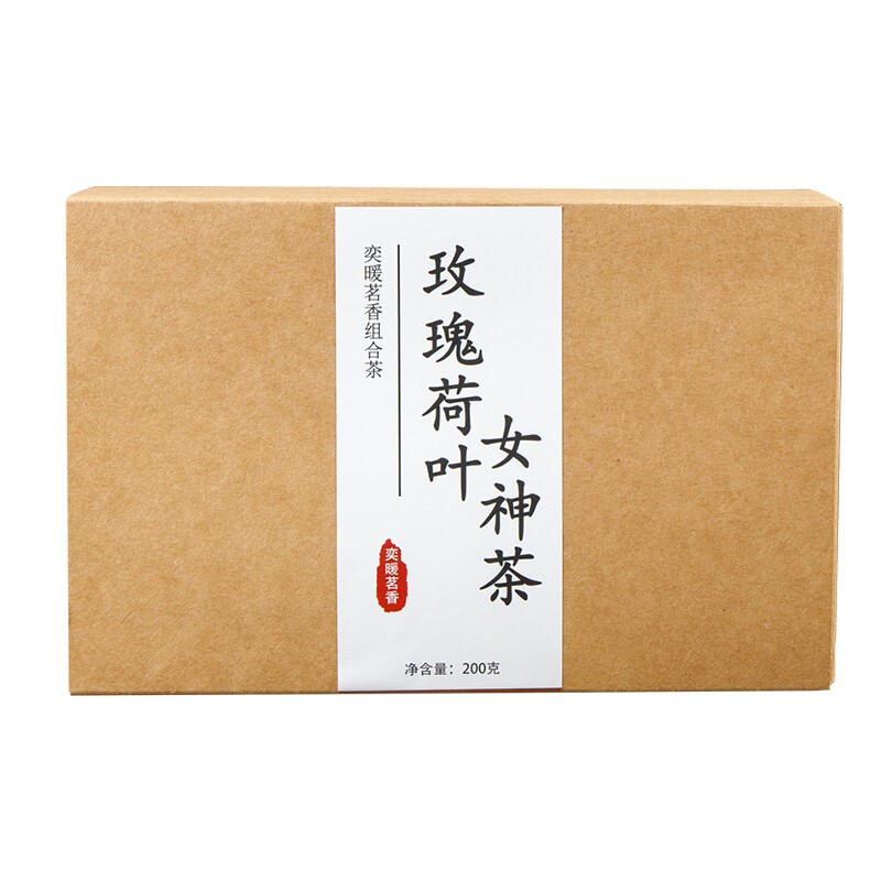 玫瑰荷叶刮油茶去湿气养生组合茶