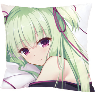 千恋万花周边抱枕定制丛雨朝武芳乃动漫卡通游戏照片订制靠垫靠枕